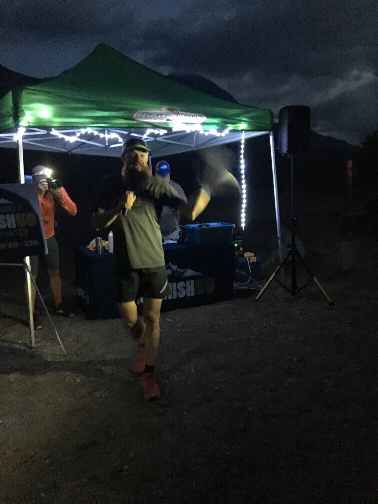 Gary Robbins at race start